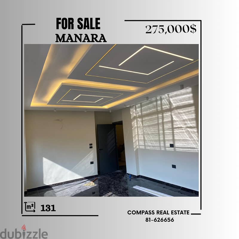 Apartment For Sale Manara -شقة للبيع في المنارة 0