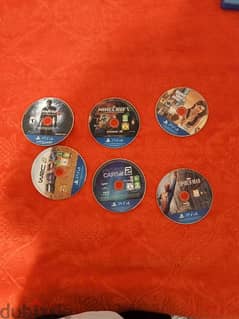 PS4 cd's very good condition barely used and they all work