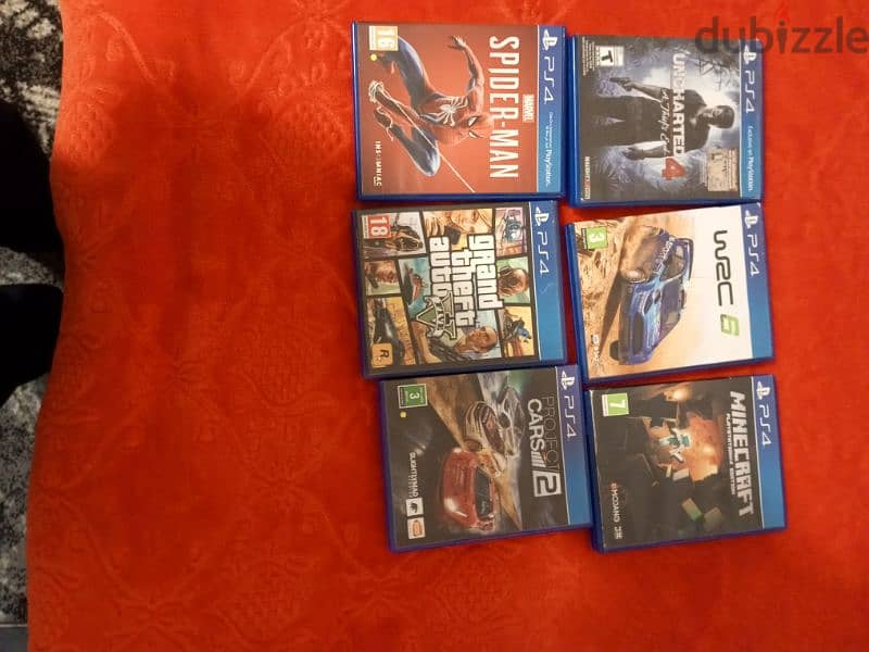 PS4 cd's very good condition barely used and they all work 1