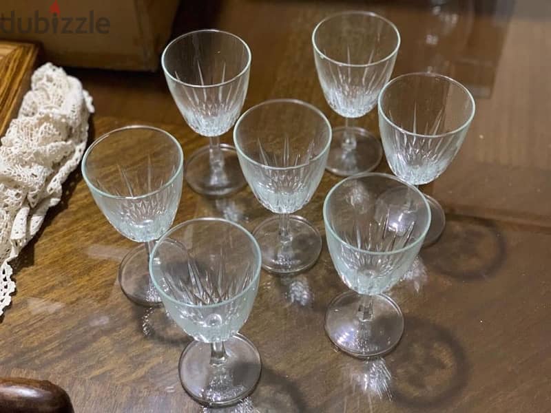 20 antuque crystal glasses 1