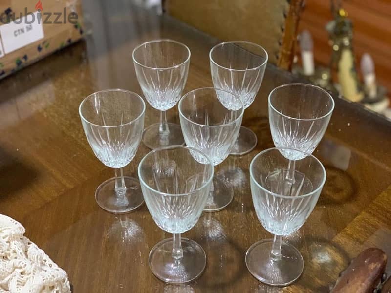 20 antuque crystal glasses 2