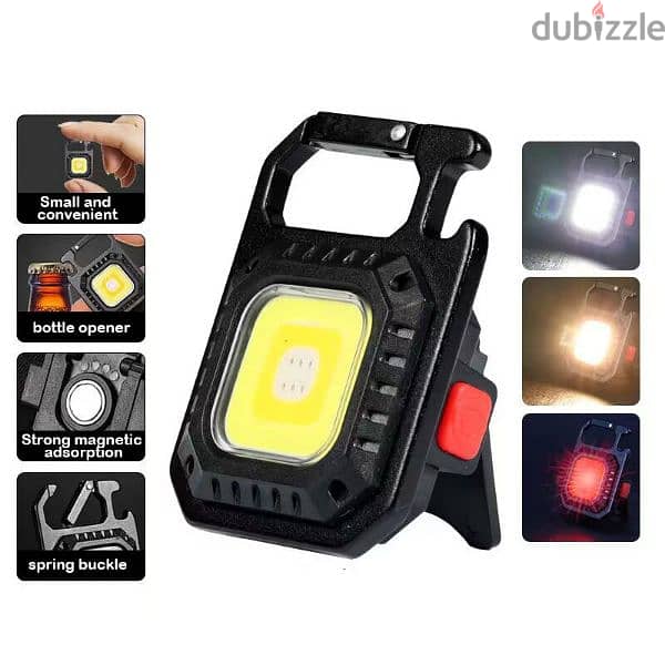 Portable High Power/Quality COB Rechargeable Led Light Cold/Warm/Red 2