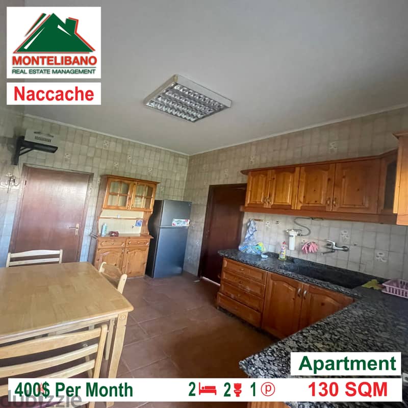 400$!!! Apartment for rent in Naccache!!! 0