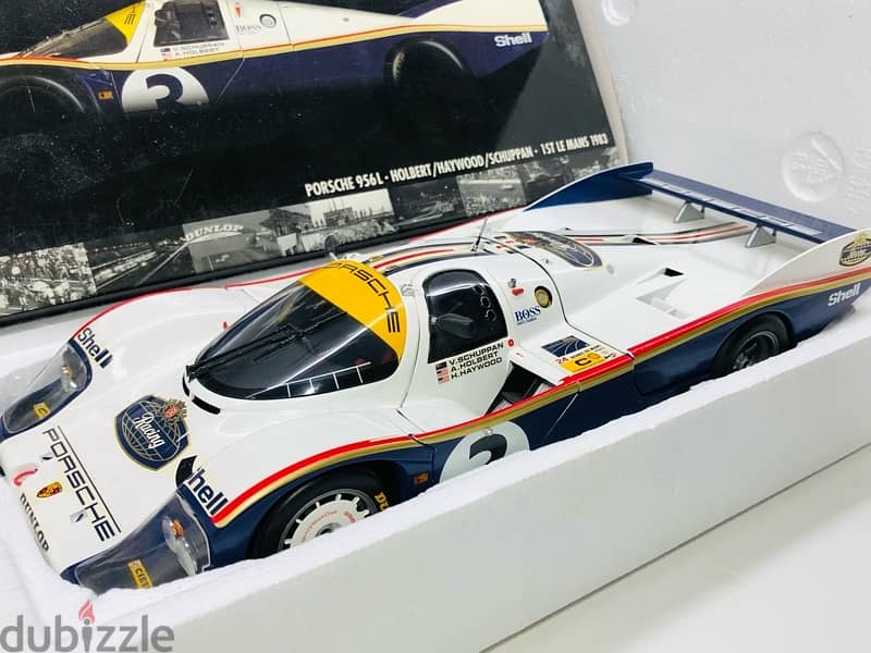 1/18 diecast Full Opening Porsche 956L 1st Le Mans 1983 5