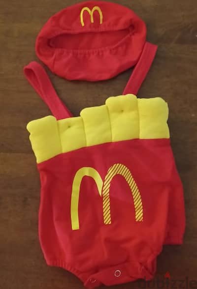 Berbara Boy or Girl Macdo Burger Fries Baby Uniform