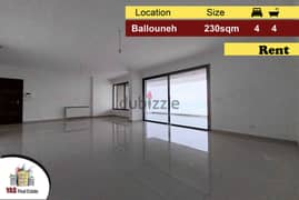 Ballouneh 230m2 | Rent | Open View | New | Active Street | IV MY |