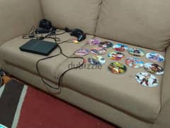 Ps2 with 2 controllers with 13 CD