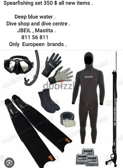 full equipment , freedive 350$