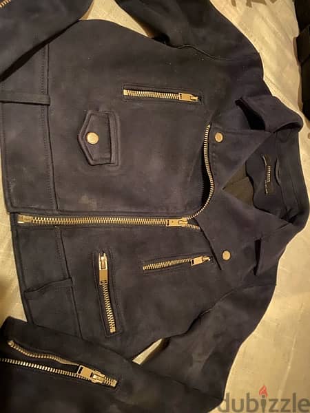 Zara faux suede jacket 1