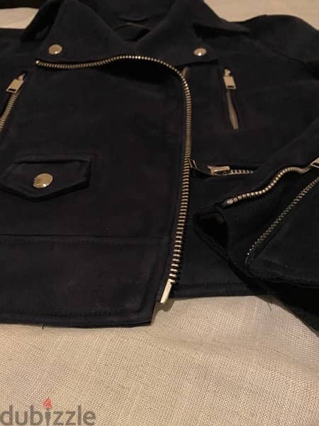Zara faux suede jacket 8