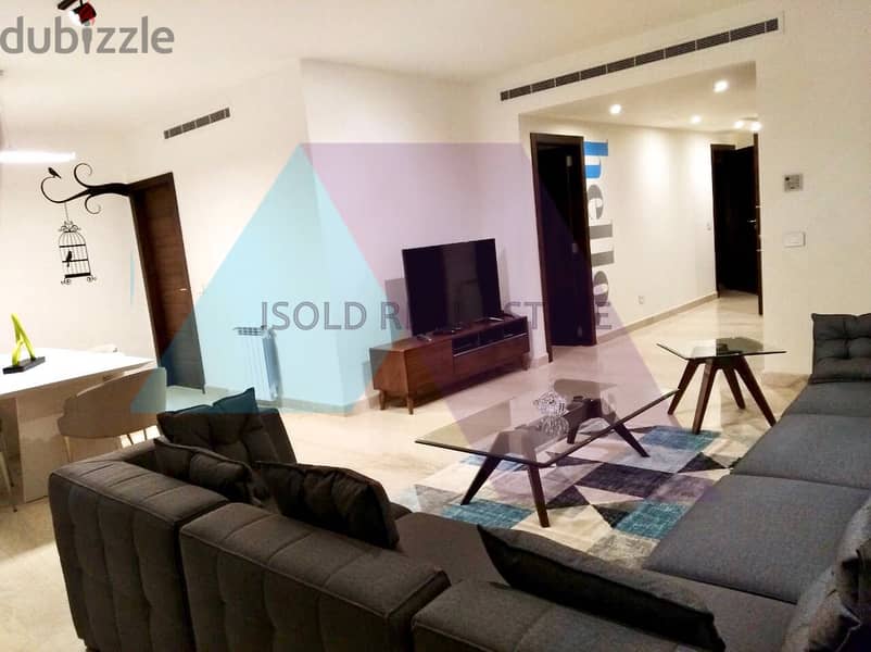 Fully furnished 223 m2 apartment+70m2 garden for sale  in Beit Misk 1