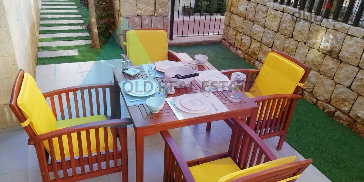 Fully furnished 223 m2 apartment+70m2 garden for sale  in Beit Misk 3