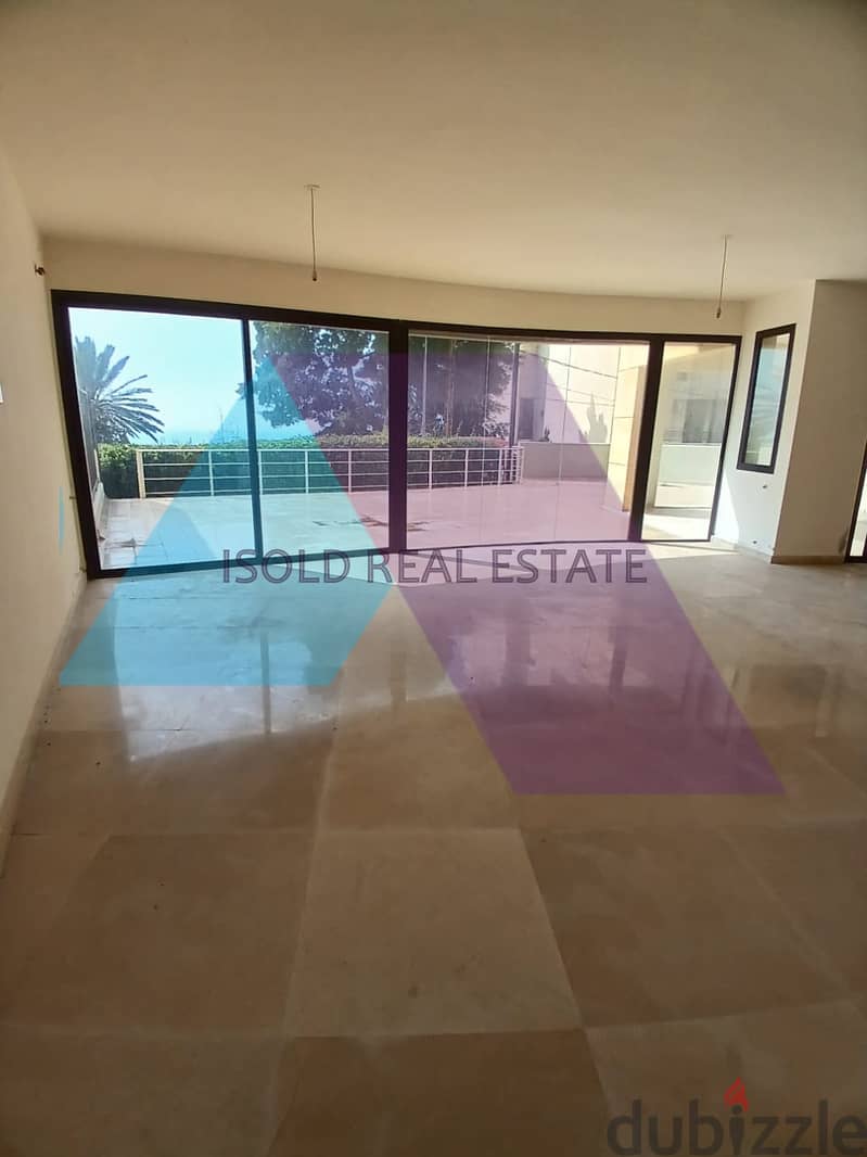 Brand New 200 m2 Duplex apartment+120m2 terrace for rent in Mansourieh 1