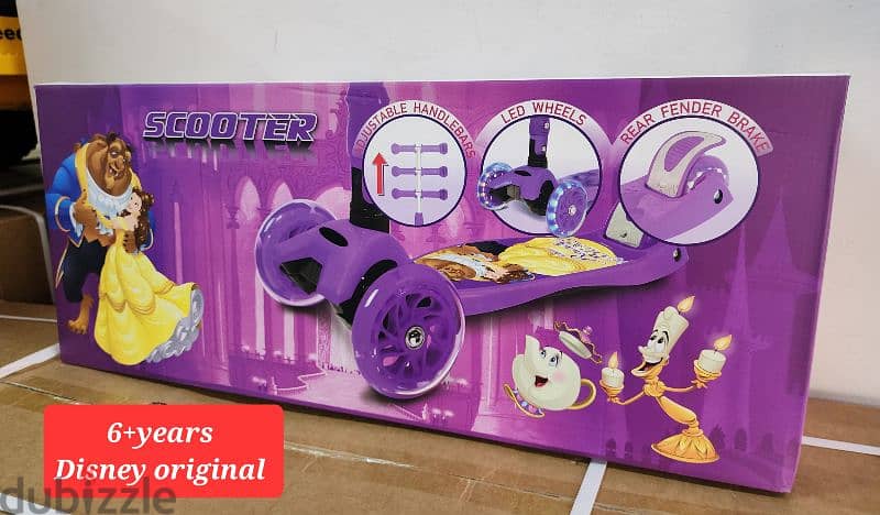 سكوترscooter Disney original. لعمر من ٤سنوات وما فوق السعر 30$ 2