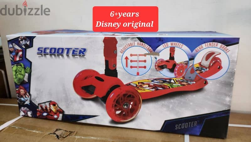 سكوترscooter Disney original. لعمر من ٤سنوات وما فوق السعر 30$ 6