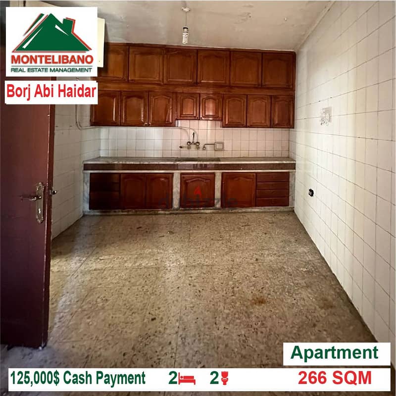 125000$!! Apartment for sale located in Borj Abi Haidar 2
