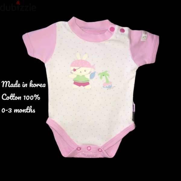 babygirl new overalls pink ثياب طفلة اوفيرول  زهر اسعار مميزة 3