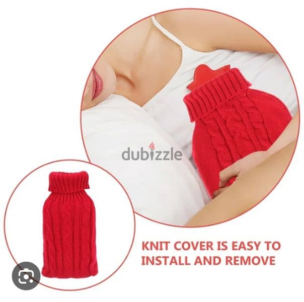hot water knitted bag 2
