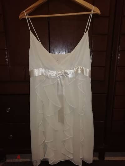 zara white dress