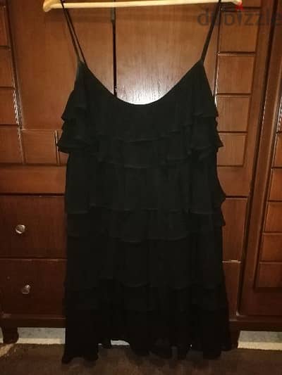 zara black dress