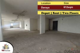 Daraya 612m2 | Depot | Rent | Two floors | Catch | KS IV | 0