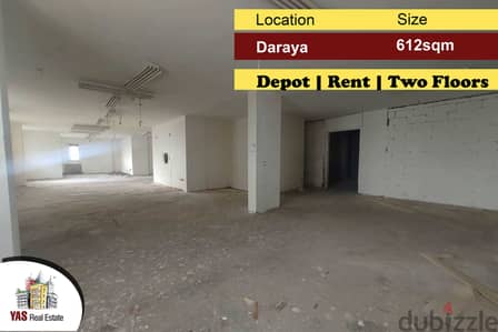 Daraya 612m2 | Depot | Rent | Two floors | Catch | KS IV |