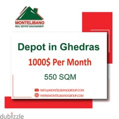Depot for rent in Ghedrass!!!!!