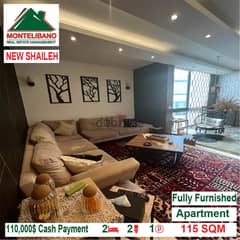 110,000$ Cash Payment!! Apartment for sale in New Shaileh!!