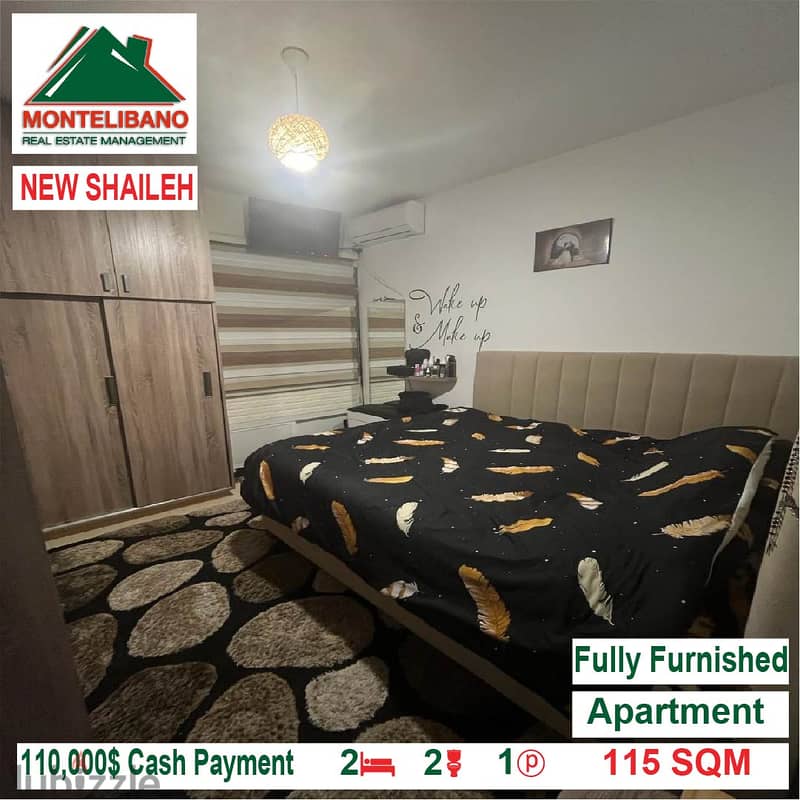 110,000$ Cash Payment!! Apartment for sale in New Shaileh!! 3