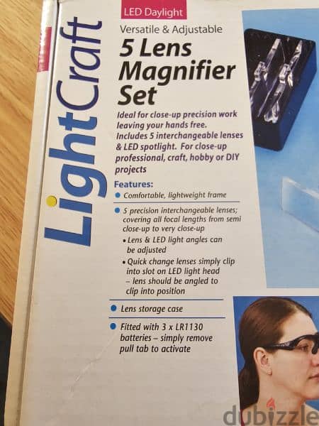 5 lens magnifier set made in UK Shesto 10$ 1