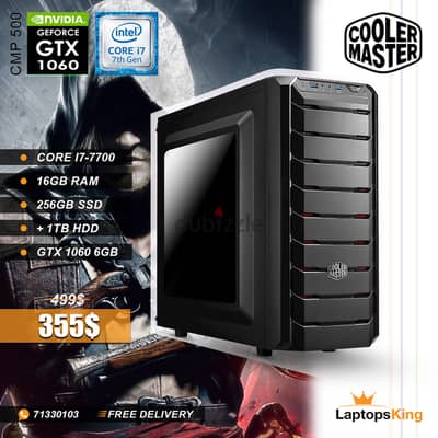 COOLER MASTER CORE i7-7700 VGA GTX 1060 GAMING DESKTOP COMPUTER OFFER