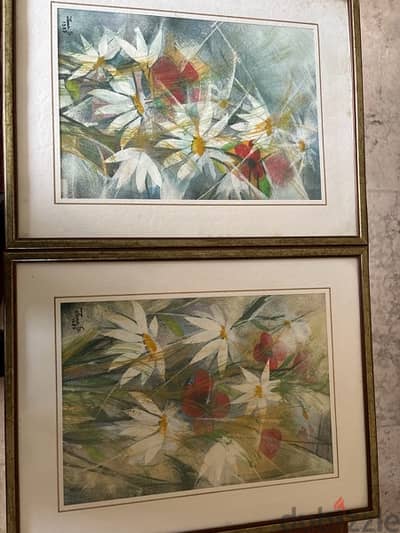 set of 2 paintings