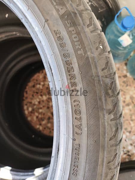 Bridgestone tires 295/35ZR21 (107Y) 4