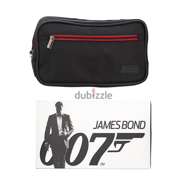 Authenticated licenced JAMES BOND toiletry/all usage black bag 0