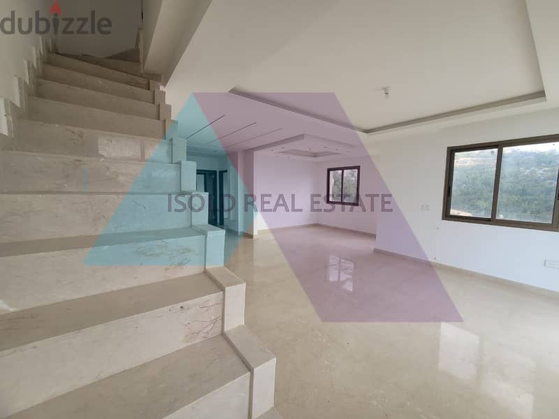 200 m2 duplex apartment+terrace&pool+ open view sale in Rayfoun 3