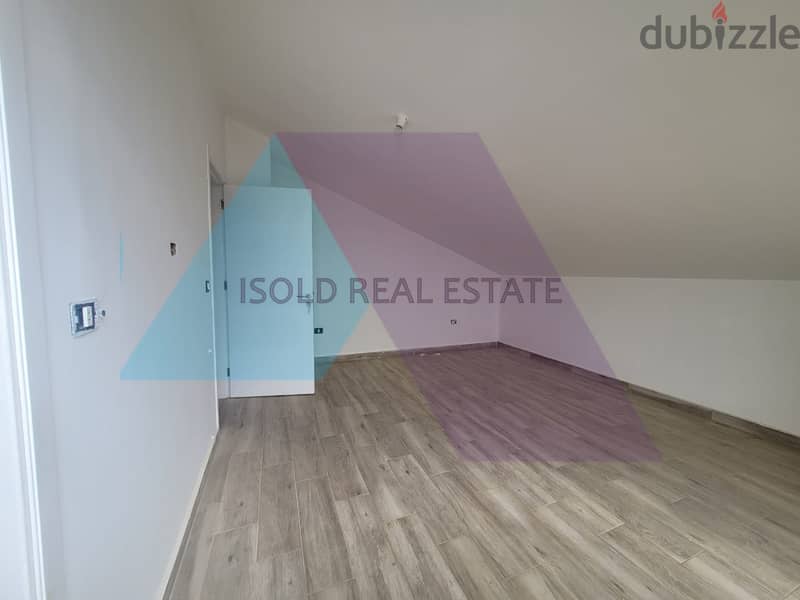 200 m2 duplex apartment+terrace&pool+ open view sale in Rayfoun 10