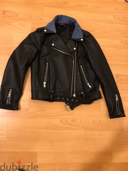 jacket, black & jeans. Medium , Zara 1