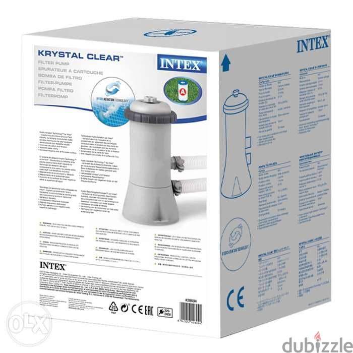 Filter pump for Intex bestway and Jilong 2000 L/hour مضخة مياه مع فلتر 1