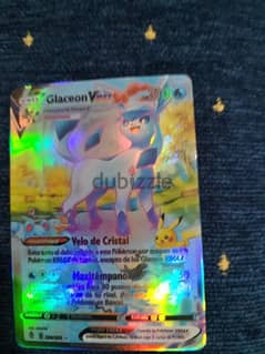 Pokemon Card Glaceon VMAX holo rainbow 0