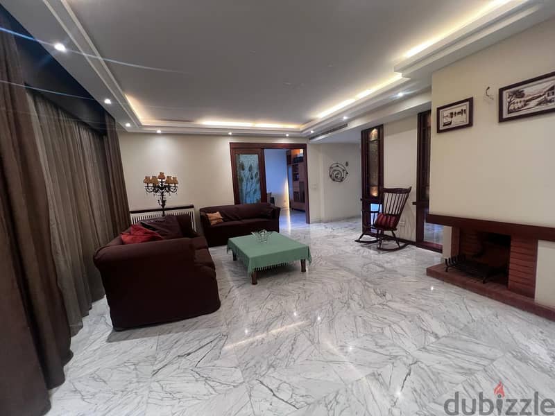 Furnished apartment with sea view for rent in Broummana 5