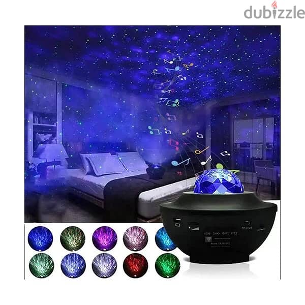 RGB galaxy projector + bluetooth speaker 0