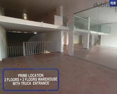 Shop-Tabarja with Truck Entrance to the Warehouse/طبرجا REF#GS101829