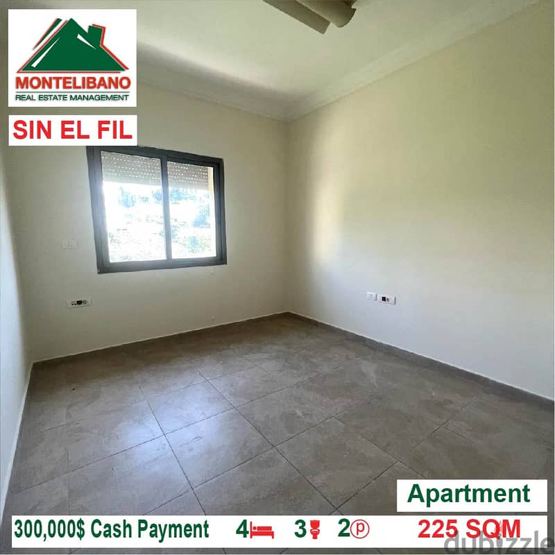300,000$ Cash Payment!! Apartment for sale in Sin El Fil!! 2