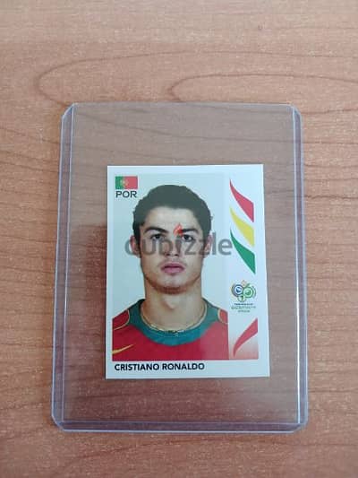 Panini Cristiano Ronaldo rookie 2006 sticker