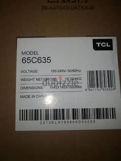 tv tcl 65 inch Q led