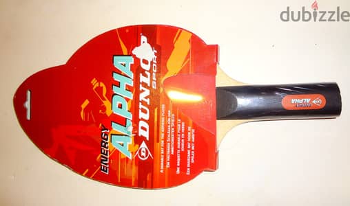 Dunlop energy alpha ping pong racket new sealed