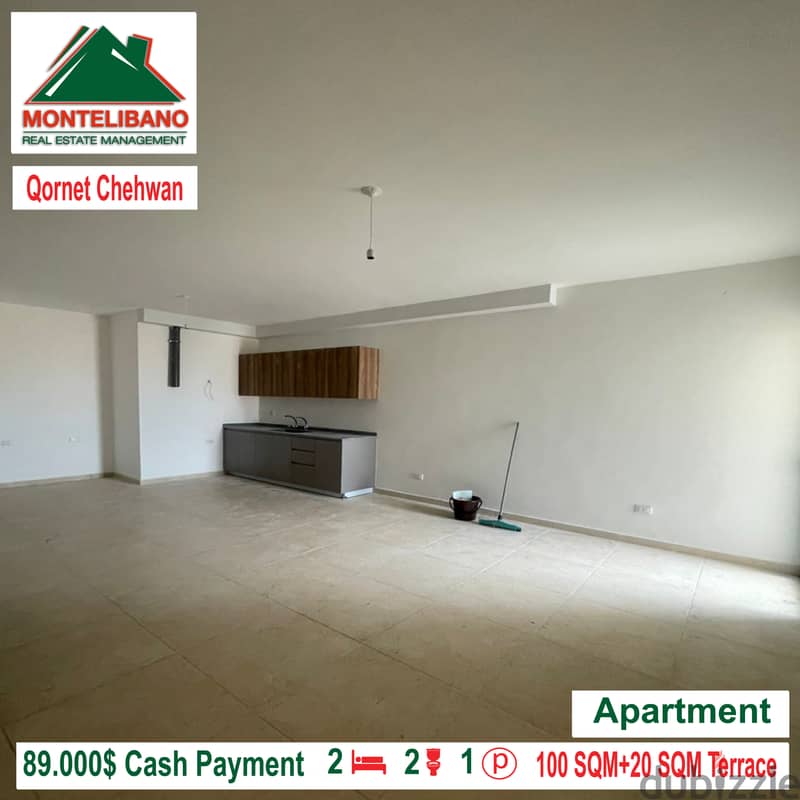 Apartment for Sale in Qornet Chahwan 1