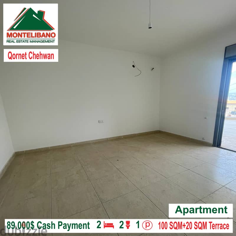 Apartment for Sale in Qornet Chahwan 4