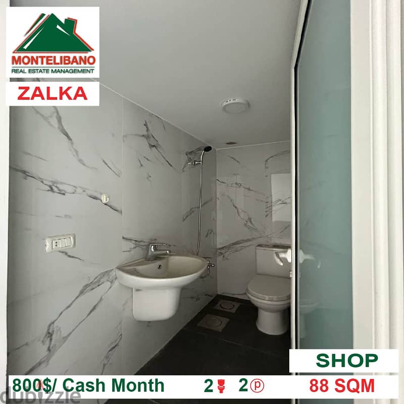 800$ Shop for rent located in Zalka 2
