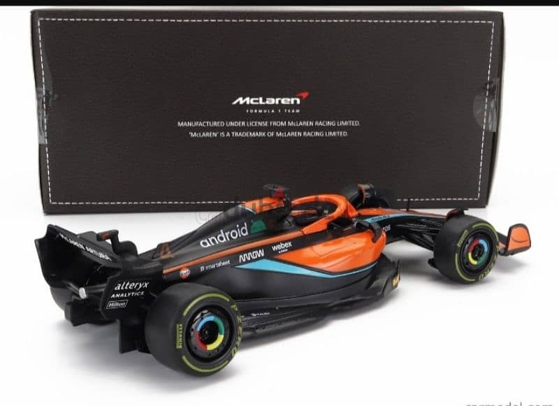 Mclaren MCL36 F1 diecast car model 1:24. 1